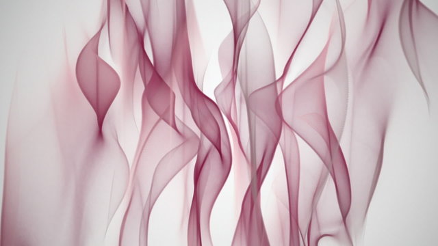 Wonderful video animation - particle wave object in slow motion&ndash; loop HD 1080p
