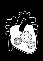 Obraz premium Heart vector