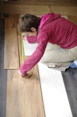 pose de parquet flottant