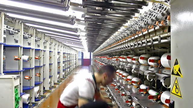 Cleaning factory machinery