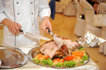 Cutting Pork