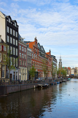 Fototapeta na wymiar Amsterdam Inner City, Holandia