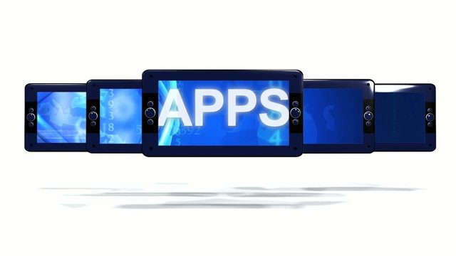 Apps 3D animation de smartphones application vid&eacute;o