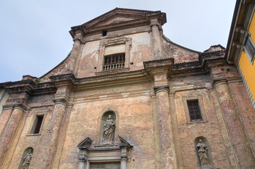 Fototapeta na wymiar Kościół Carmine. Piacenza. Emilia-Romania. Włochy.