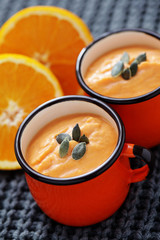pumpkin soup with orange