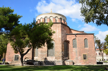 Fototapeta na wymiar Istanbul, Kościół św Irene w Pałacu Topkapi.
