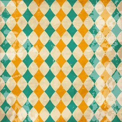 Vector vintage texture with rhombuses © irur