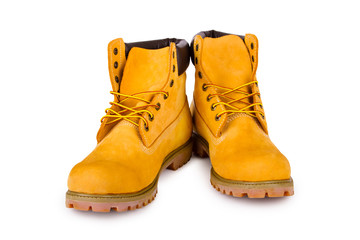 Yellow boots