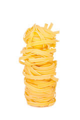 Italian pasta: tagliatelle