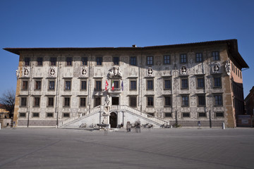 Pisa, piazza dei cavalieri e scuola normale