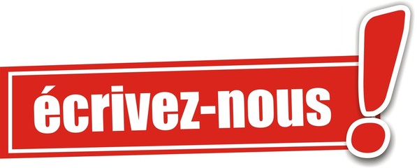 étiquette écrivez-nous