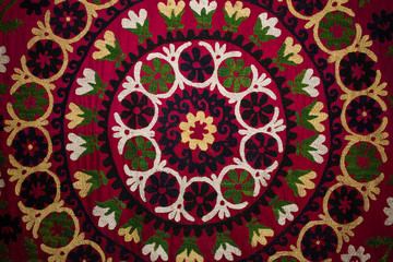 Traditional embroidered fabric