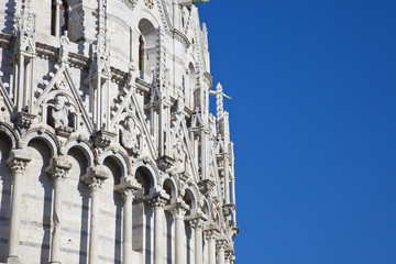 Pisa, piazza dei miracoli, dettaglio