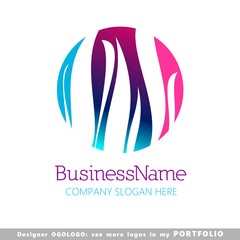 abstract business logo vector