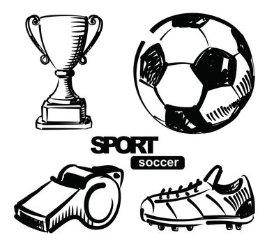 illustration of soccer