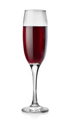 Wine in tall glass