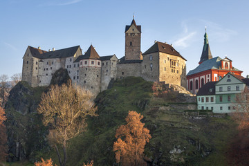 Fototapeta premium Loket castle, Czech republic
