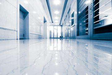 office corridor door glass