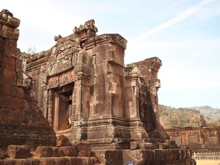 Fototapeta na wymiar Wat Phu w Champasak, Laos - UNESCO World Heritage Site