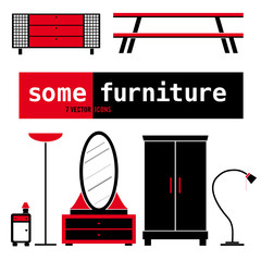 some furniture
