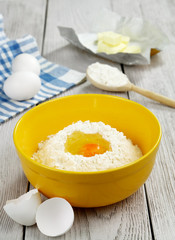 Ingredients for the dough