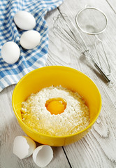 Ingredients for the dough