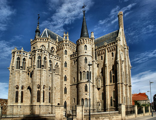 Episcopal Palace in Astorga, Spain