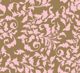 Seamless vintage floral background