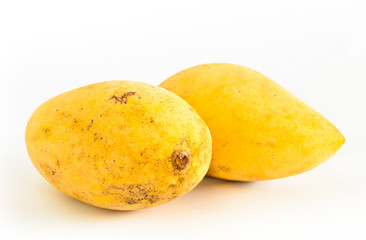 Mango, native tropical fruit to the South Asia