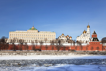Panorama of the Moscow Kremlin. Russia © vesta48
