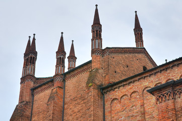 Fototapeta premium Basilica of St. Antonino. Piacenza. Emilia-Romagna. Italy.