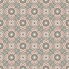 Seamless colorful retro pattern background