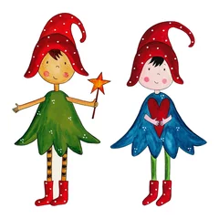 Wall murals The fairies of the enchanted forest