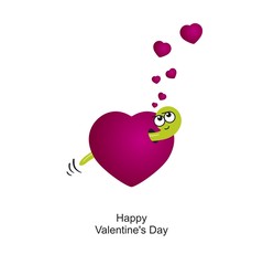 In love Happy Valentine's Day