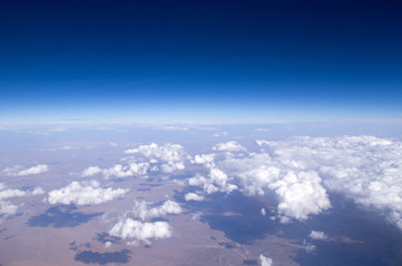 Fototapeta na wymiar Aerial niebo