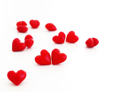 Rote Herzen | Valentinstag | Liebe und Hochzeit