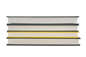 Book Pile Up, Hard Cover Isolated