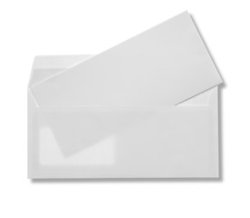 open white envelope
