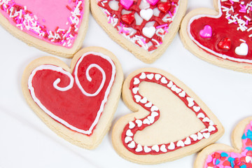 Obraz na płótnie Canvas Valentine heart cookie