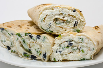 Cottage cheese  wrap