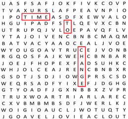 Time to Change Word Search
