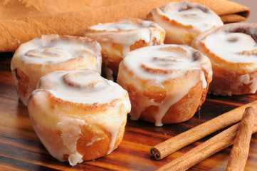 Fresh cinnamon rolls
