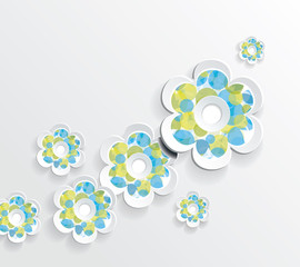 Flower vector background