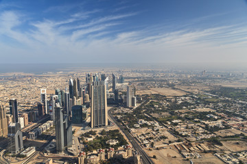 Fototapeta na wymiar Dubai widok na miasto