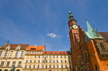Obraz premium Rathaus - Breslau - Polen