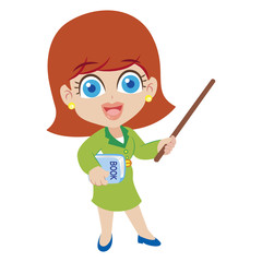 funny cartoon teacher