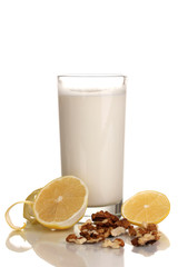 Healthy ingredients for strengthening immunity isolated on