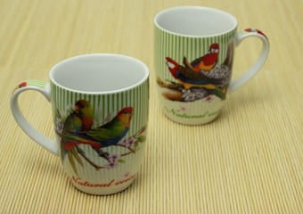 Cups on a napkin