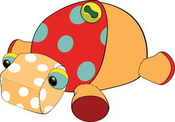 Fototapeta premium Soft toy a turtle