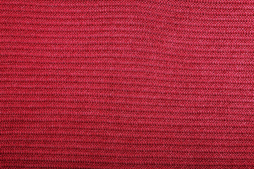 .woolen fabric red, detail, texture background